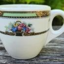 Vintage HOTEL NEW YORKER Demitasse Cup Pair Mayer 1930s