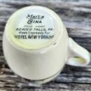 Vintage HOTEL NEW YORKER Demitasse Cup Pair Mayer 1930s