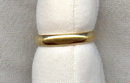 Vintage 18K+ Gold Wedding Band Ring 3g 1950s Sz 5.5