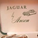 Jaguar XK120 Vintage cufflinks and Tie clip in original box Ansen cufflinks roadster sportscar cuff links