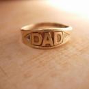 Vintage 10kt Gold DAD Ring Fathers Day Birthday