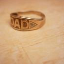 Vintage 10kt Gold DAD Ring Fathers Day Birthday