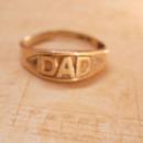 Vintage 10kt Gold DAD Ring Fathers Day Birthday