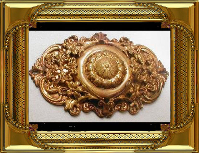 VICTORIAN HUGE ANTIQUE LAYERED BROOCH