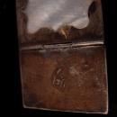 Vintage Wide Persian Bracelet - Antique portrait miniatures - storytelling panels - set in silver and mother of pearl