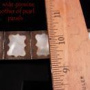 Vintage Wide Persian Bracelet - Antique portrait miniatures - storytelling panels - set in silver and mother of pearl
