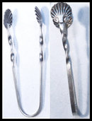 Sterling Victorian SHELL Aesthetic Sugar Tongs