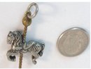 Vintage Carousel Horse Fob Charm PEndant