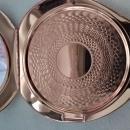 Large Ladies Compact Art Deco Swirled Heart