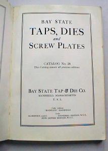 Bay State Tap & Die Company Catalog No. 28
