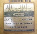 Vintage Craftsman Needle File Set w/Box