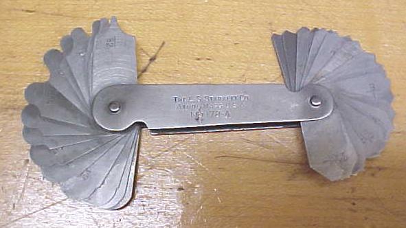 Starrett No. 178A  Radius Gage Set