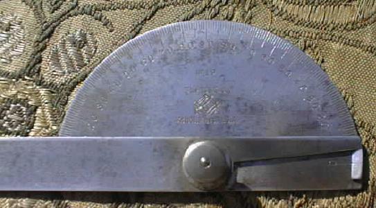 Starrett No. 19 Steel Protractor