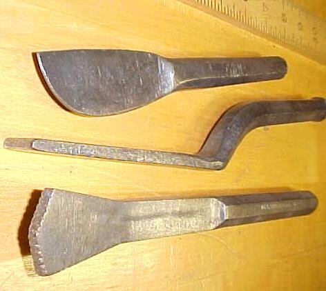 Antique Cold Chisel Group Unusual Shapes