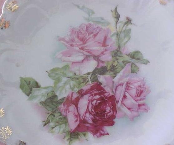 Bavaria Plate Floral 7 inch