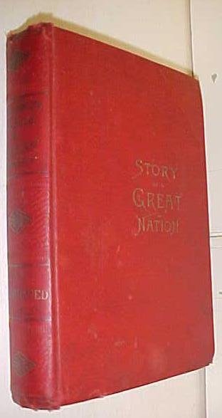 Young People's Story of American History 1901 Rare!