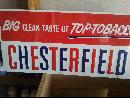 Chesterfield Cigarettes Single sided sign 1950's