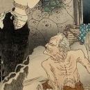 The Lonely house Adachi Moor - 1885 - Tsukioka Yoshitoshi (1839-1892) - Japan - Meiji period (1868-1912)