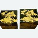 Japan - Wood and Lacquare - Jubako w/Maki-e - Meiji