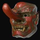 Japan - Handmade charismatic tengu mask - 1960s.