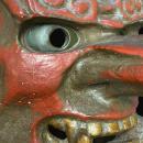 Japan - Handmade charismatic tengu mask - 1960s.