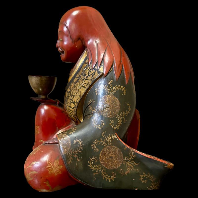 Japan -Doll KaraKuri Ningyo (Edo 1850~) （お酒呑み続ける人形） - 1850-1900