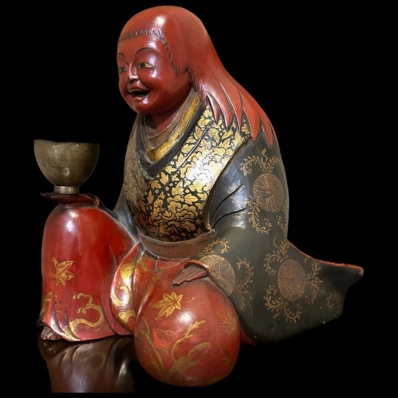 Japan -Doll KaraKuri Ningyo (Edo 1850~) （お酒呑み続ける人形） - 1850-1900