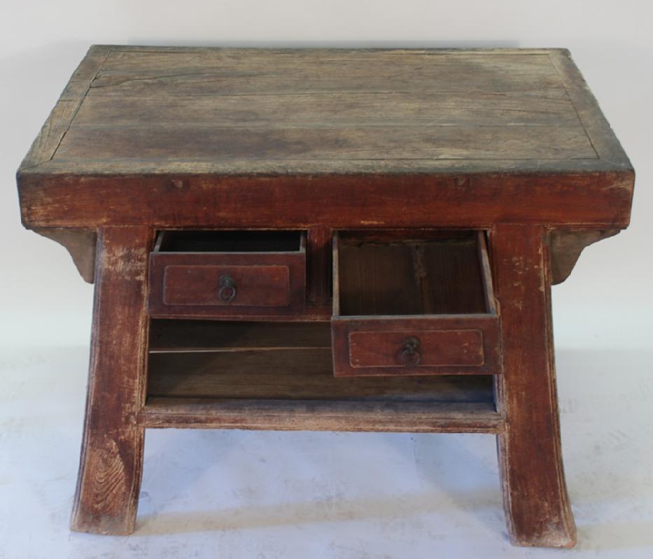 Antique Mongolian Noodle Table