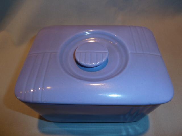 Hall China  Delphinium Blue Phoenix Refrigerator Left Over Covered Dish Westinghouse