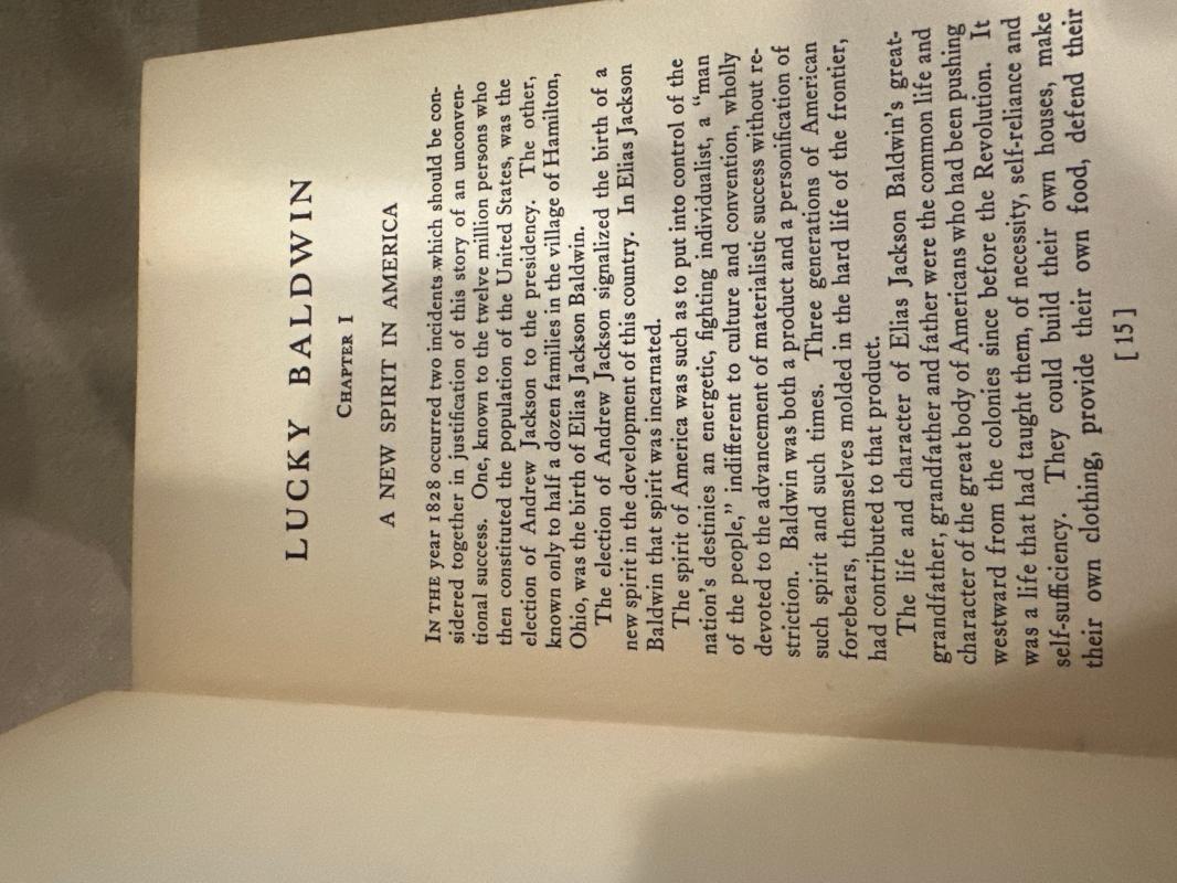 Lucky Baldwin by C.B.Glasscock