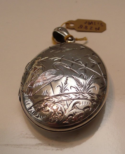 Victorian sterling locket