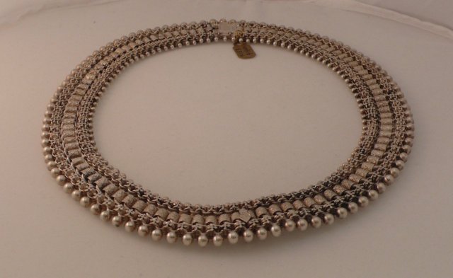 Victorian Sterling Silver Collar