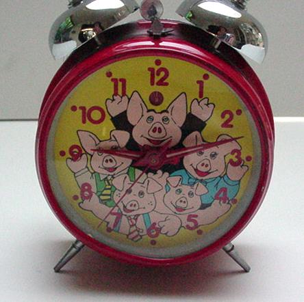 Pig Clock from England's  National Westminster