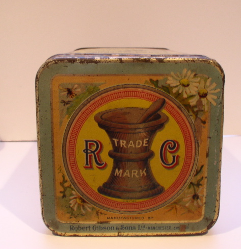 Advertising Tin for Gibson's Cough Lozenge