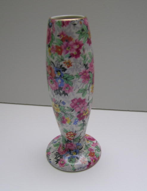 Chintz bud vase