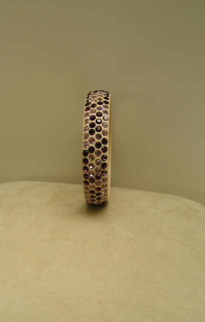 Celluloid vintage Purple and Lavender Bangle