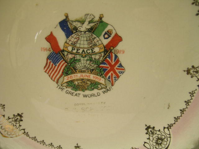 Commemmorative Plate World War I