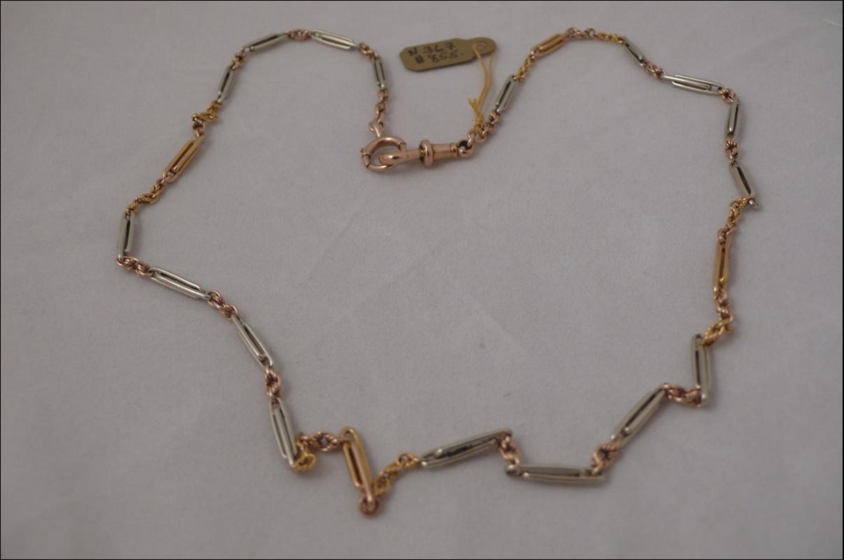 Victorian Silver and Gold Chain