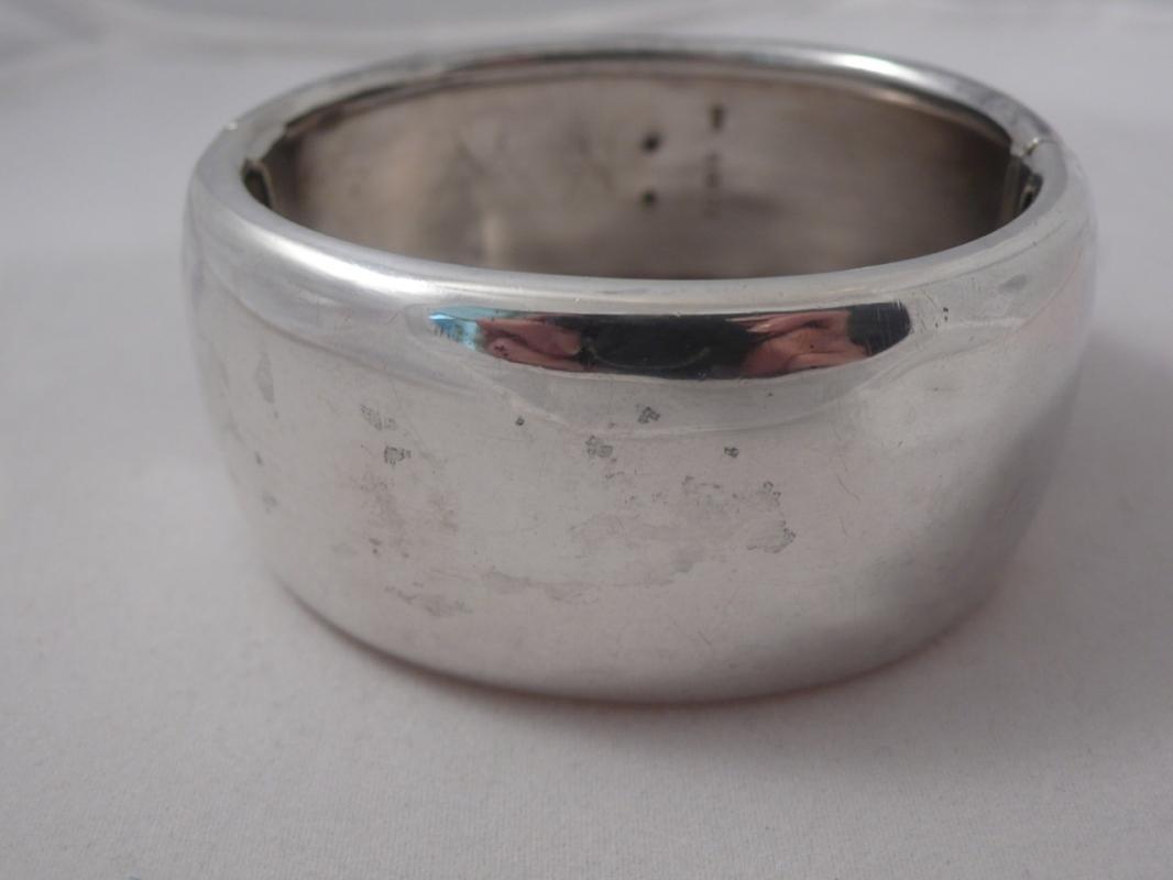 Victorian Sterling Silver Bangle