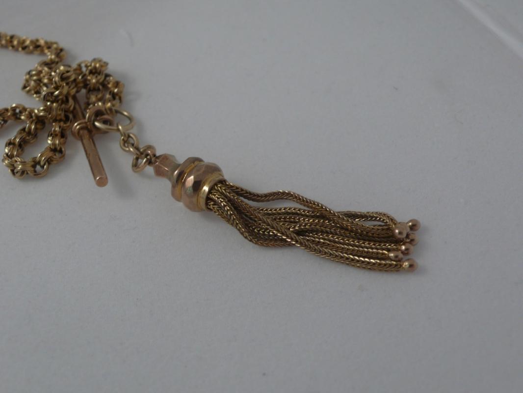 Victorian 9ct. Gold Chain & Tassel