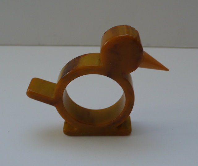 Bakelite Bird Vintage Napkin Ring