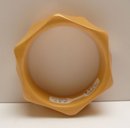 Bakelite Vintage Corn Colored Bangle
