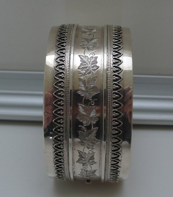 Victorian Sterling Silver  Bangle