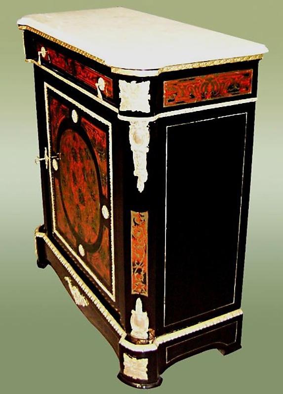 Fabulous French antique Boulle style cabinet