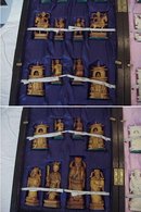 Antique Oriental hand Carved Ivory Chess Set