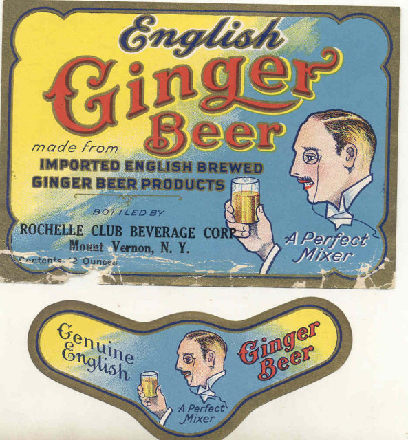 Vintage Ginger Beer Label