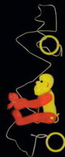 monkey on a string toy