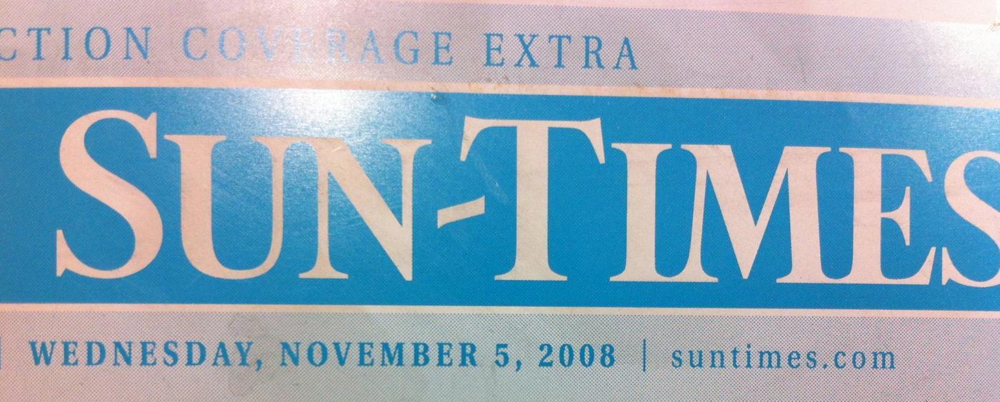 Obama Election Printing Plate