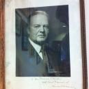 President Herbert Hoover Photo and Signature