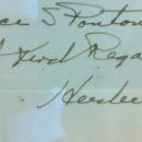 President Herbert Hoover Photo and Signature